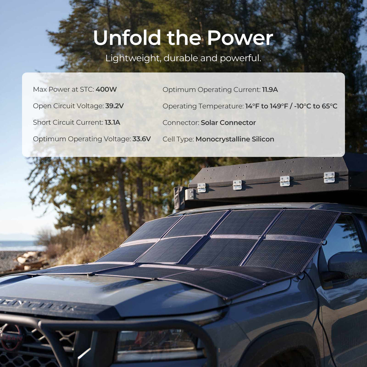 12V 200 W/400W Manta Solar