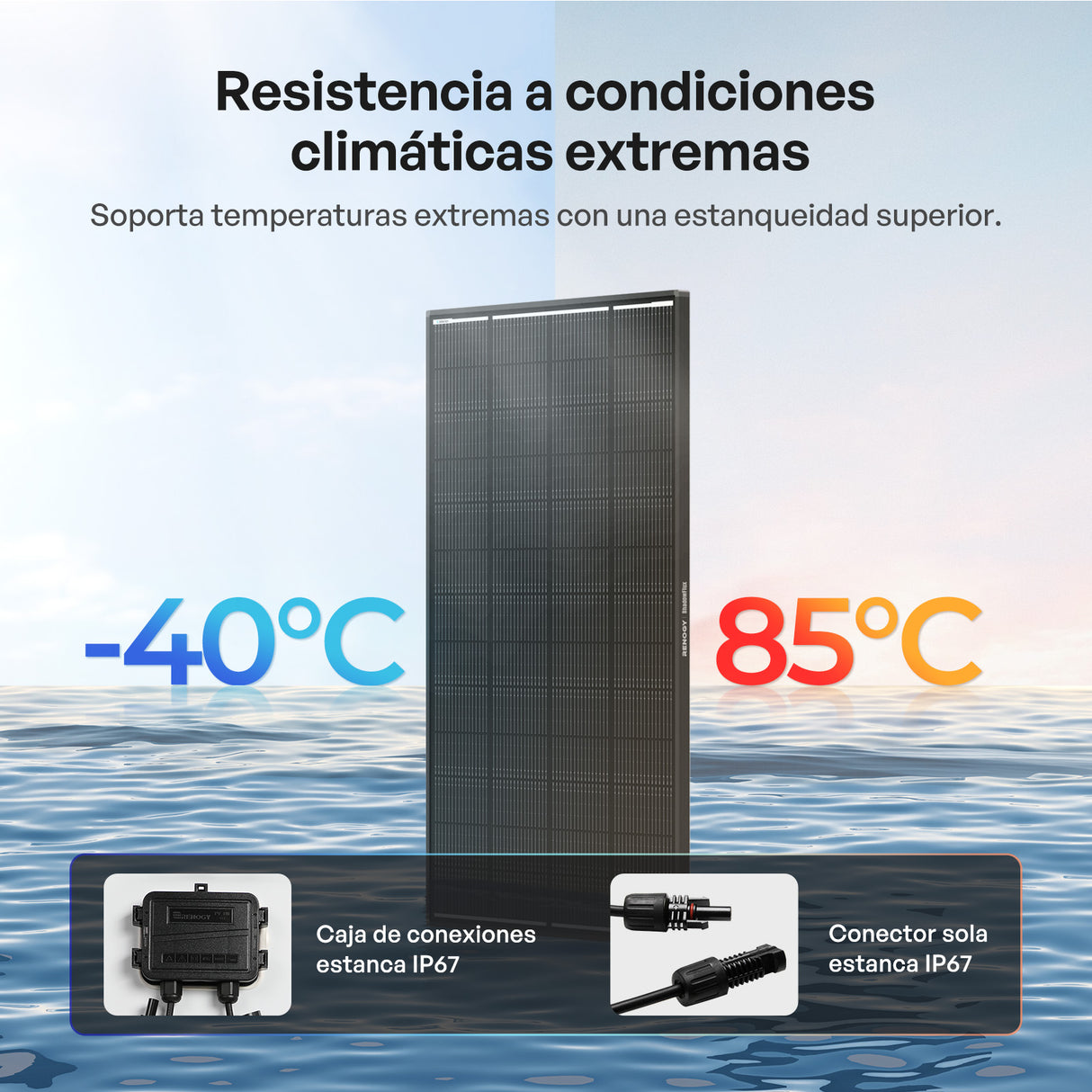 12 V 200 W ShadowFlux Panel Solar Anti-Sombreado