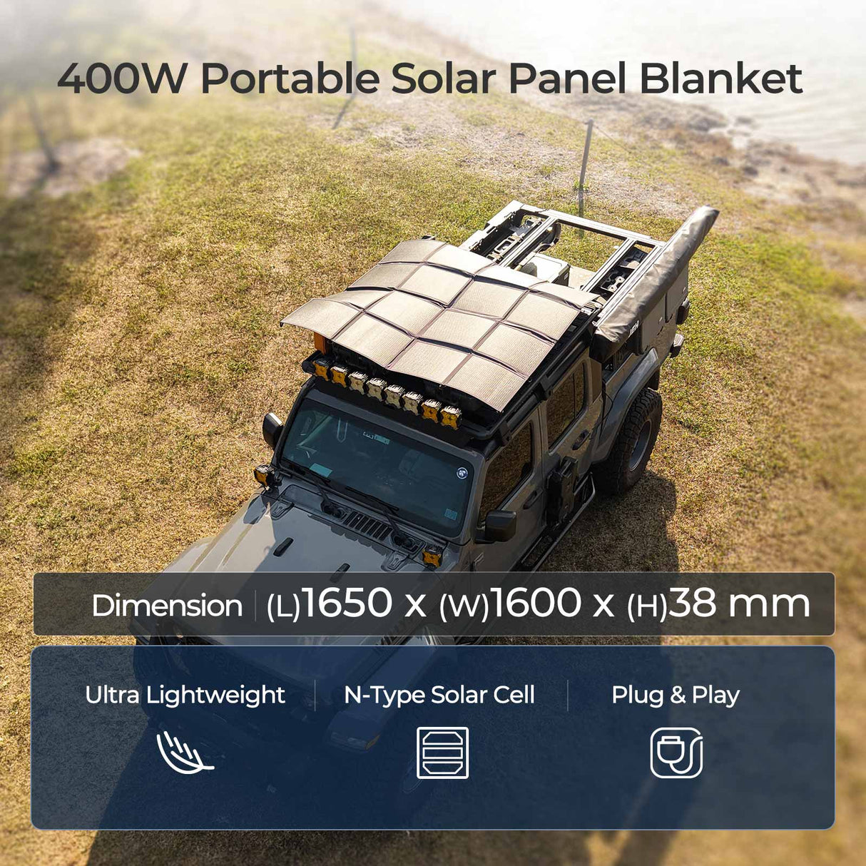 12V 200 W/400W Manta Solar