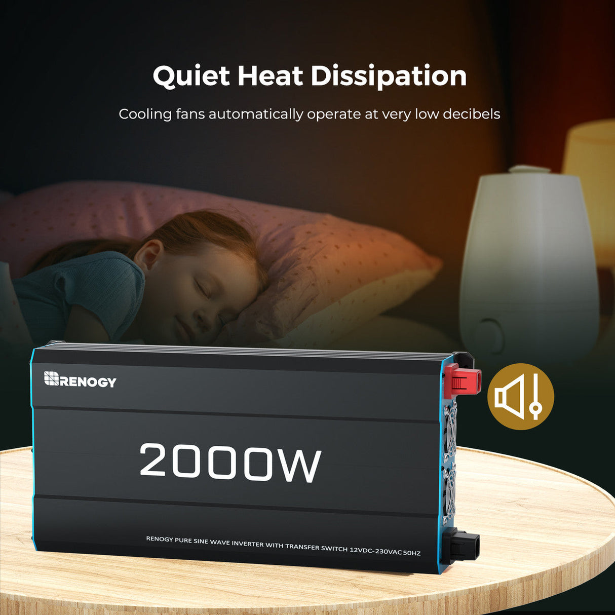 Inversor 12 V 2000 W onda sinusoidal pura