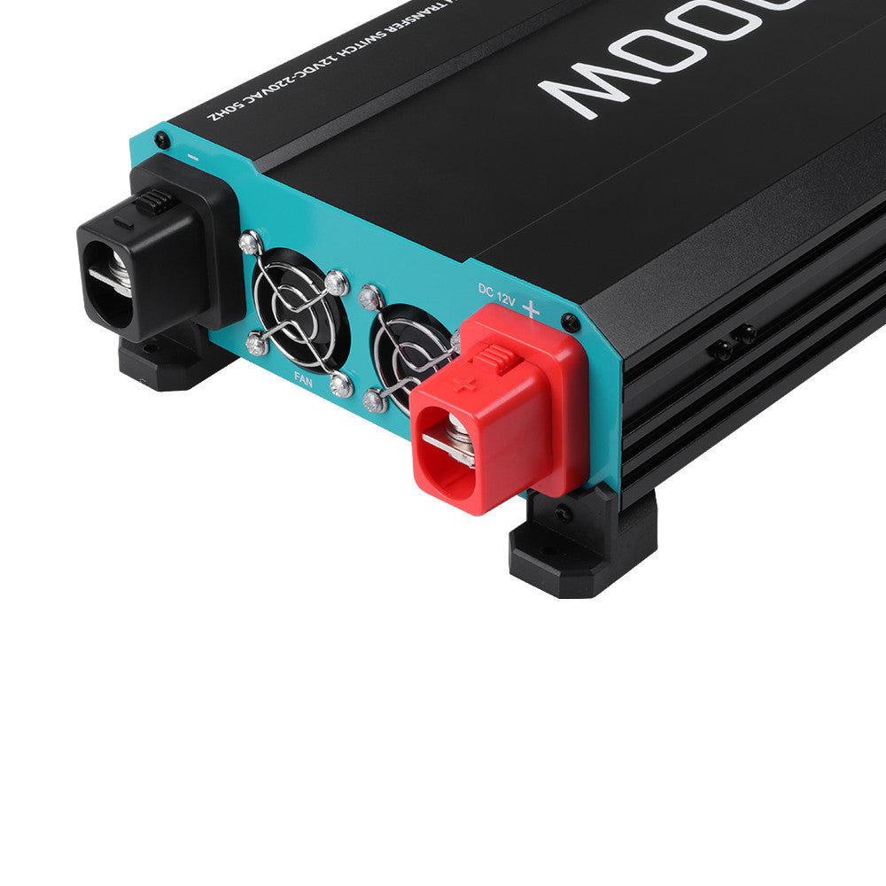 Inversor solar 1000 W 12 V onda sinusoidal pura DC a AC para autocaravanas y sistemas fuera de la red