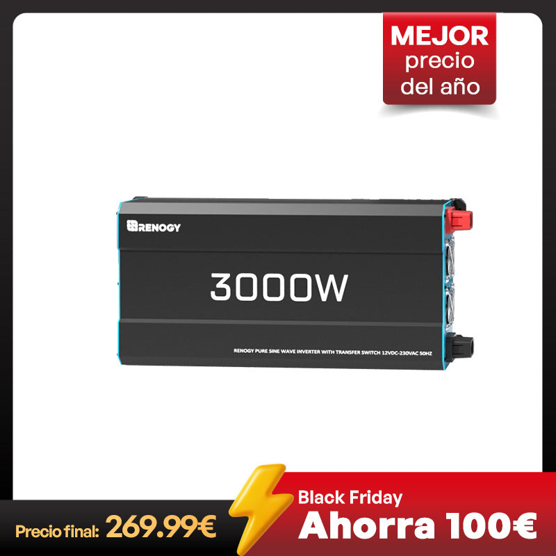 Inversor 12 V onda sinusoidal pura 3000 W / 2000 W / 1000 W