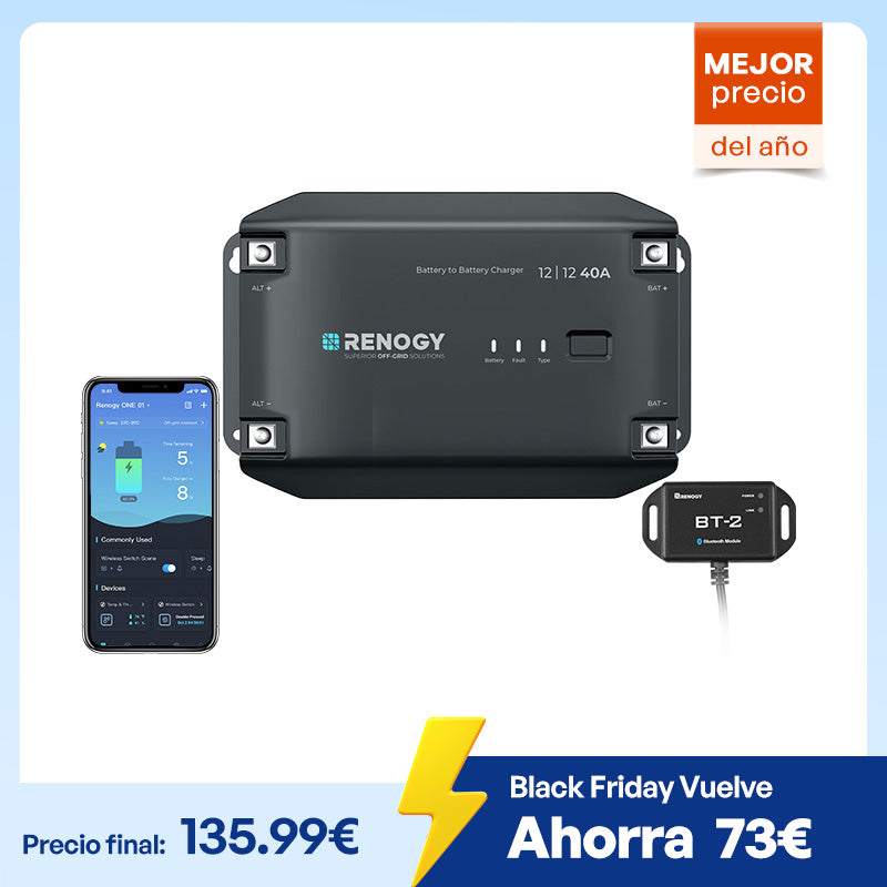 Cargador de batería DC-DC 12 V 40 A