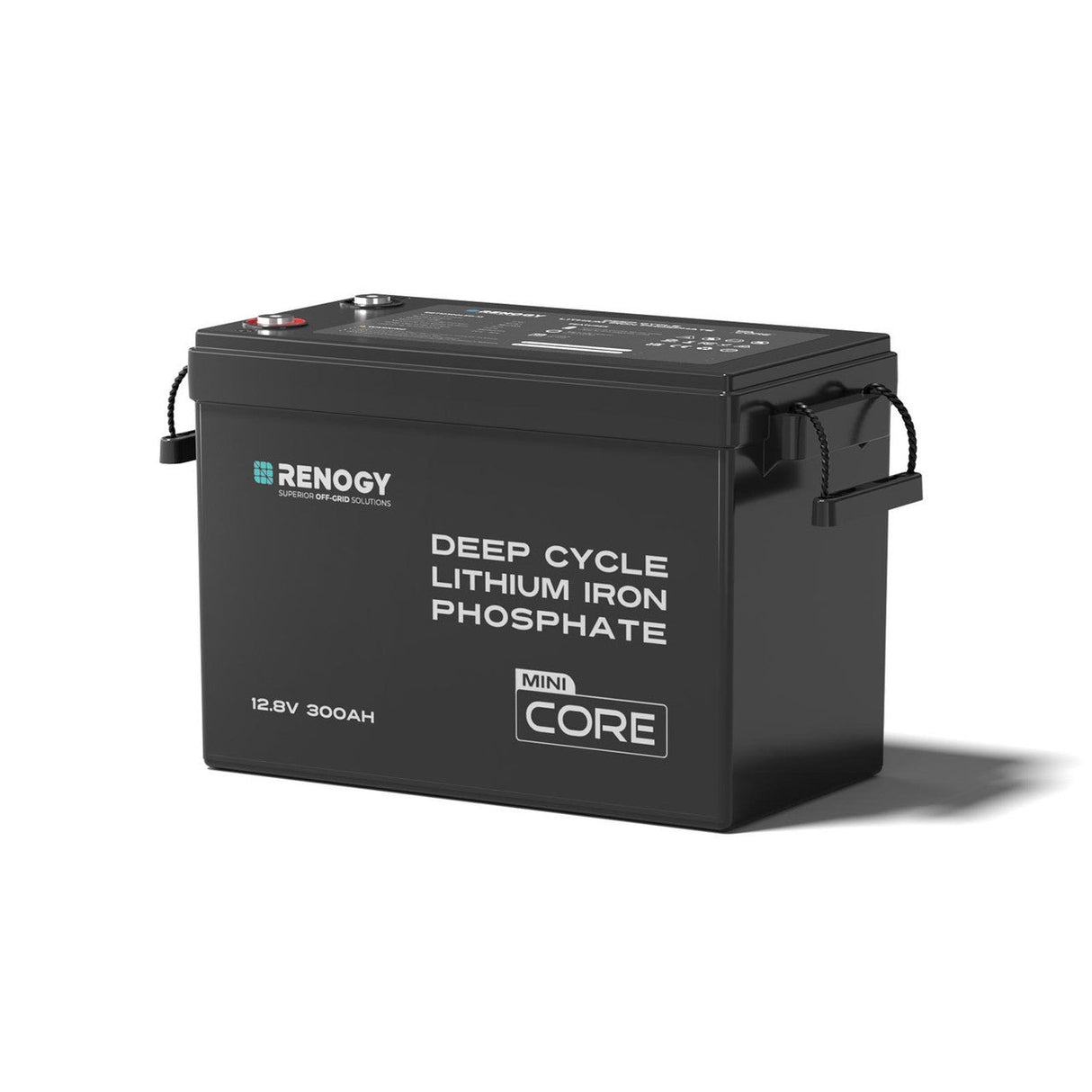 2 Packs Core Mini - 12.8V 300Ah Lithium Iron Phosphate Battery w/ Low-Temperature Protection