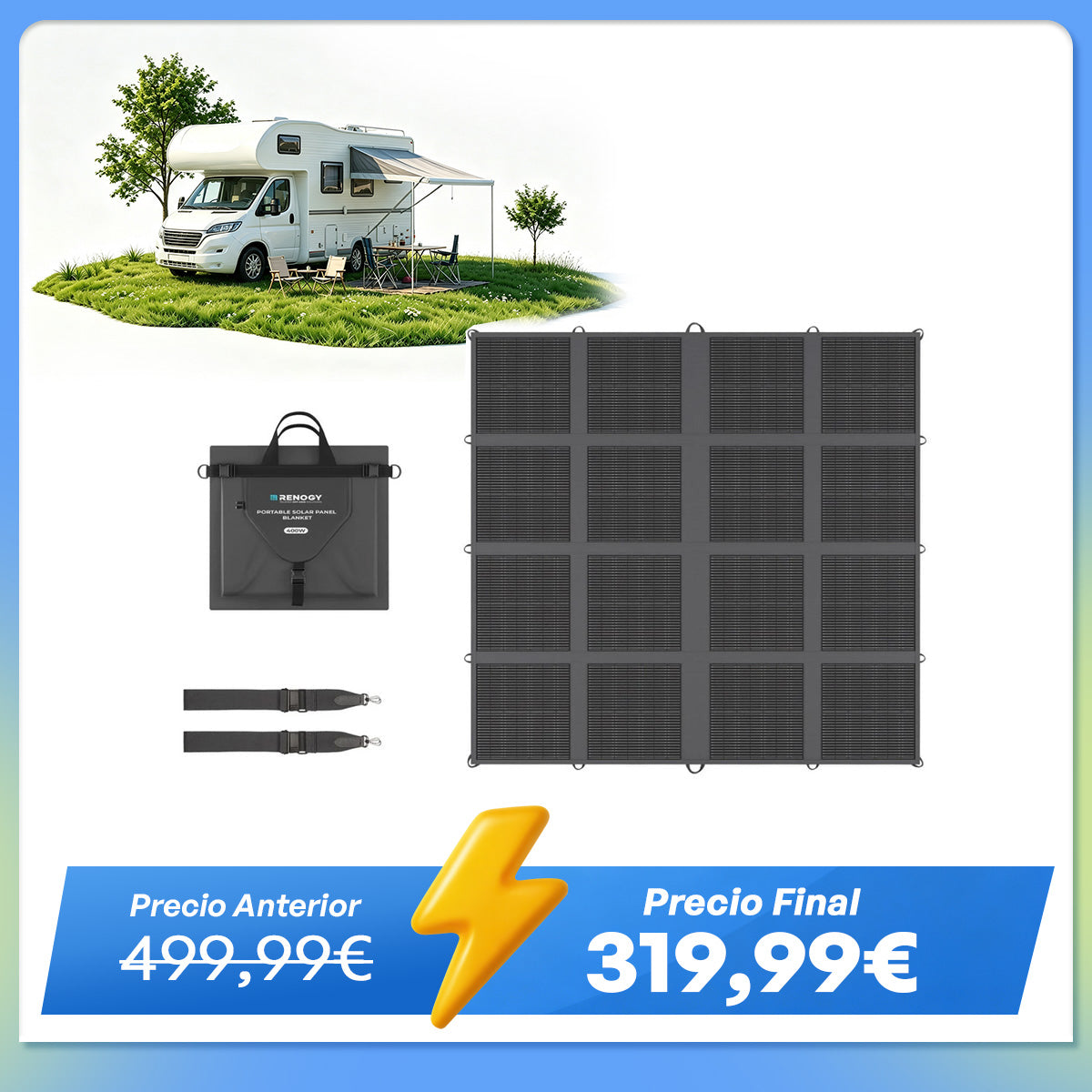 12V 400W/200W Manta Solar