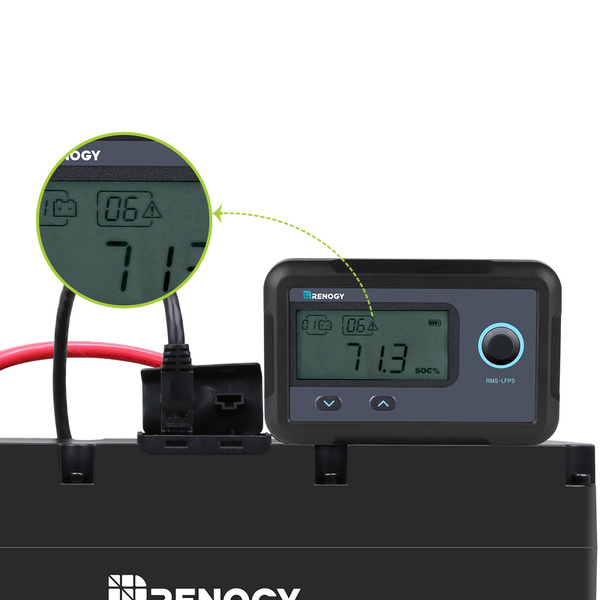 Monitoring Screen for Smart Lithium Battery Series