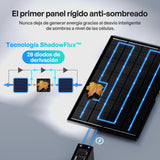 12 V 200 W ShadowFlux Panel Solar Anti-Sombreado