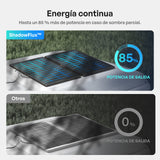 12 V 200 W ShadowFlux Panel Solar Anti-Sombreado