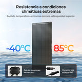 12 V 200 W ShadowFlux Panel Solar Anti-Sombreado