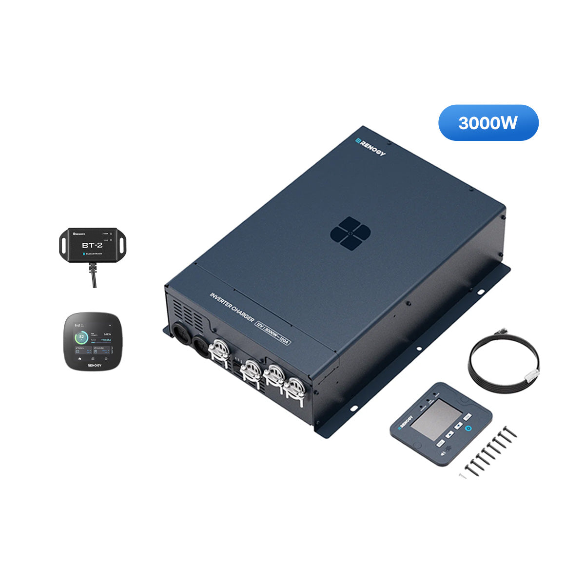 12 V 3000W Inversor Cargador de Onda Senoidal Pura y Alta Frecuencia
