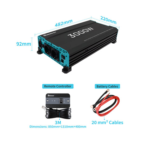 12 V 3000W Inversor Onda Sinusoidal Pura