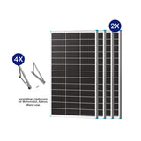 100W Panele Solare Bifaciale N-Type