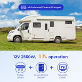 Batería LiFePO₄ 12 V 100 Ah Pro de ciclo profundo con auto-calentamiento y Bluetooth