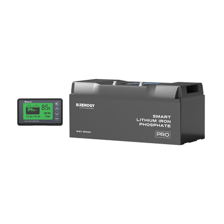 Batería de Litio Inteligente Pro LiFePO₄ 12V 200Ah con Bluetooth y Función de Autocalentamiento