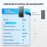 12 V 200 W ShadowFlux Panel Solar Anti-Sombreado