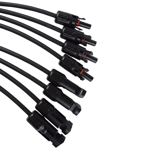 4 to 1 Solar Y Branch Connectors MFFFF  + FMMMM Pair