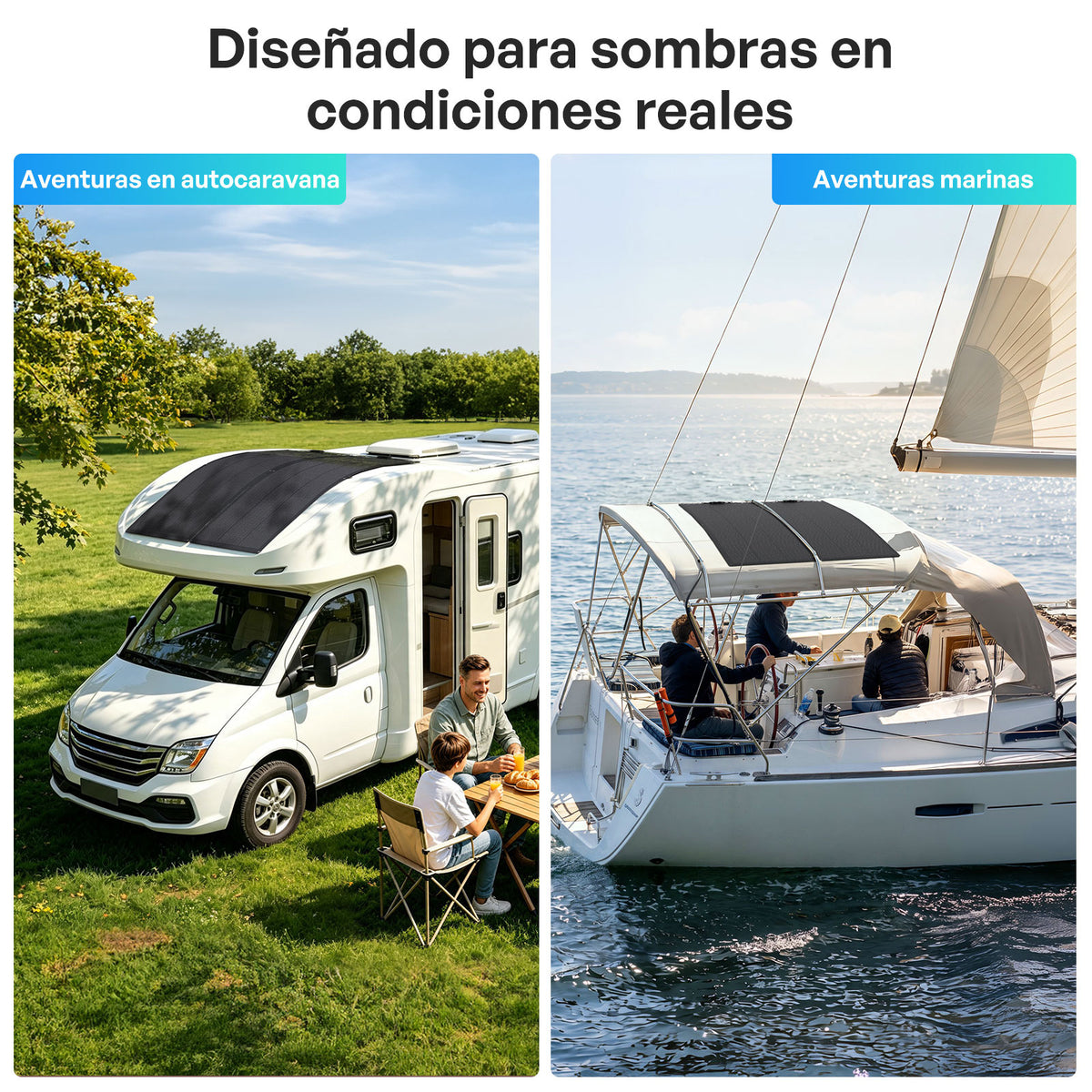 Flex ShadowFlux 200W Panel Solar Flexible Anti-Sombreado