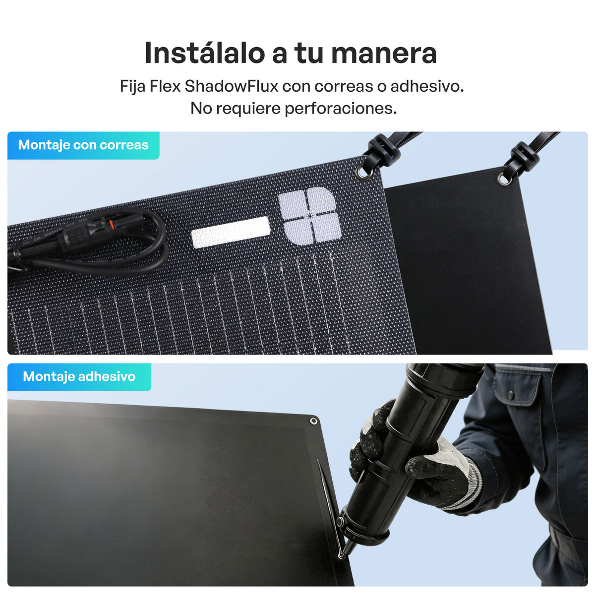Flex ShadowFlux 200W Panel Solar Flexible Anti-Sombreado
