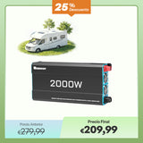 Inversor 12 V 2000 W onda sinusoidal pura