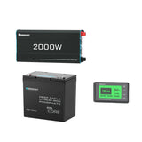 Kit de Energía para Caravana 1,28 kWh | Batería LiFePO₄ 100Ah, Inversor 2000 W