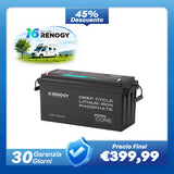 Core - 12V 200Ah Batería LiFePO4 con Bluetooth