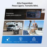 Renogy Core Mini 12V – 300Ah Batería de Litio LiFePO4 - Alta Capacidad. Peso Ligero. Tamaño Mini.
