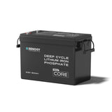 2 Packs Core Mini - 12.8V 300Ah Lithium Iron Phosphate Battery w/ Low-Temperature Protection