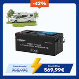 Core - 12V 300A Batería de Litio de con Autocalentamiento