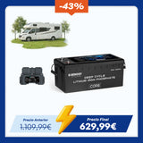 Core - 12V 300A Batería de Litio de con Autocalentamiento