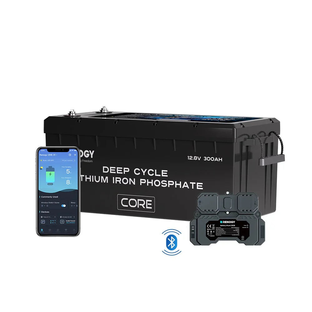 12V 300Ah Core Series Deep Cycle Lithium Iron Phosphate Battery w/Self-Heating New Version