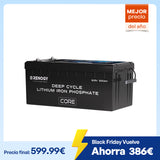 12V 300Ah Core Series Deep Cycle Lithium Iron Phosphate Battery w/Self-Heating New Version