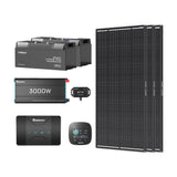 Kit de Energía para Caravana 5,12 kWh | Inversor 3000 W, Cargador de Batería 50 A