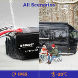 24V 100Ah lithium LiFePo4 battery with self-heating