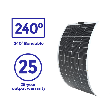 Panel solar flexible monocrystalline 200 W 12 V