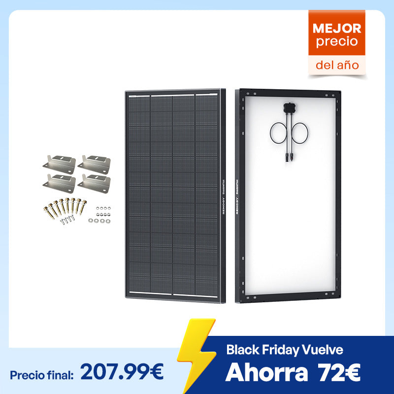 Panel solar ShadowFlux 12 V anti-sombreado 200 W