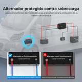 12 V 40 A Cargador de batería DC-DC con la protección de la batería de arranque.
