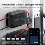Renogy 12 V 40 A Cargador de batería DC-DC Compatible con la mayoría de los tipos de baterías: LI, GEL, FLD, AGM, USER