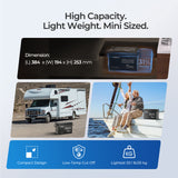 2 Packs Core Mini - 12.8V 300Ah Lithium Iron Phosphate Battery w/ Low-Temperature Protection